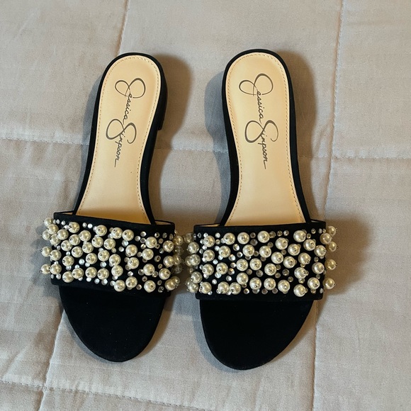 Pearl slides. Grissa Sandal. - Picture 3 of 4